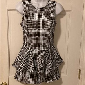 NWOT FashionNova Checkered Romper